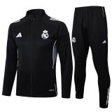 Chándal Real Madrid 2025/26-Black (Cremallera larga)